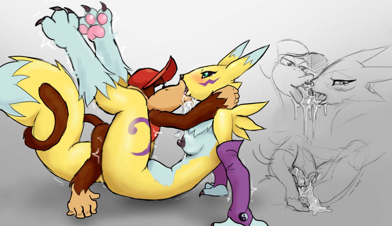 Renamon and DIddy Kong page 1 full
