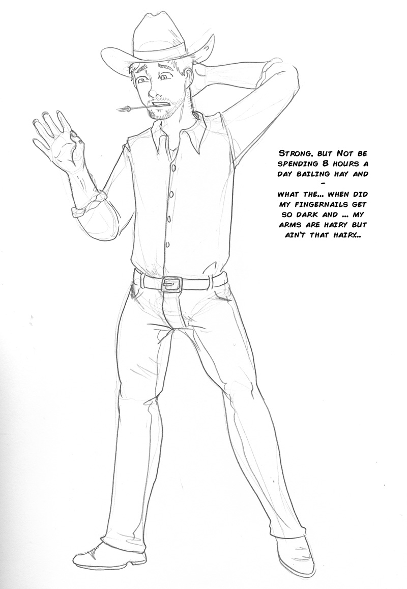 The Cattle Drive Cowboy Bull and Cowgirl Cow page 2 full