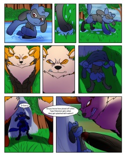 Wet an Arcanine, Drench a Riolu