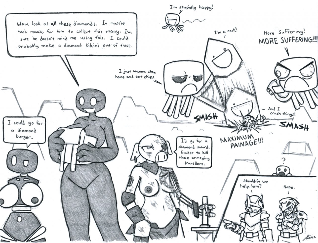 The adventures of Iron boy page 8 full