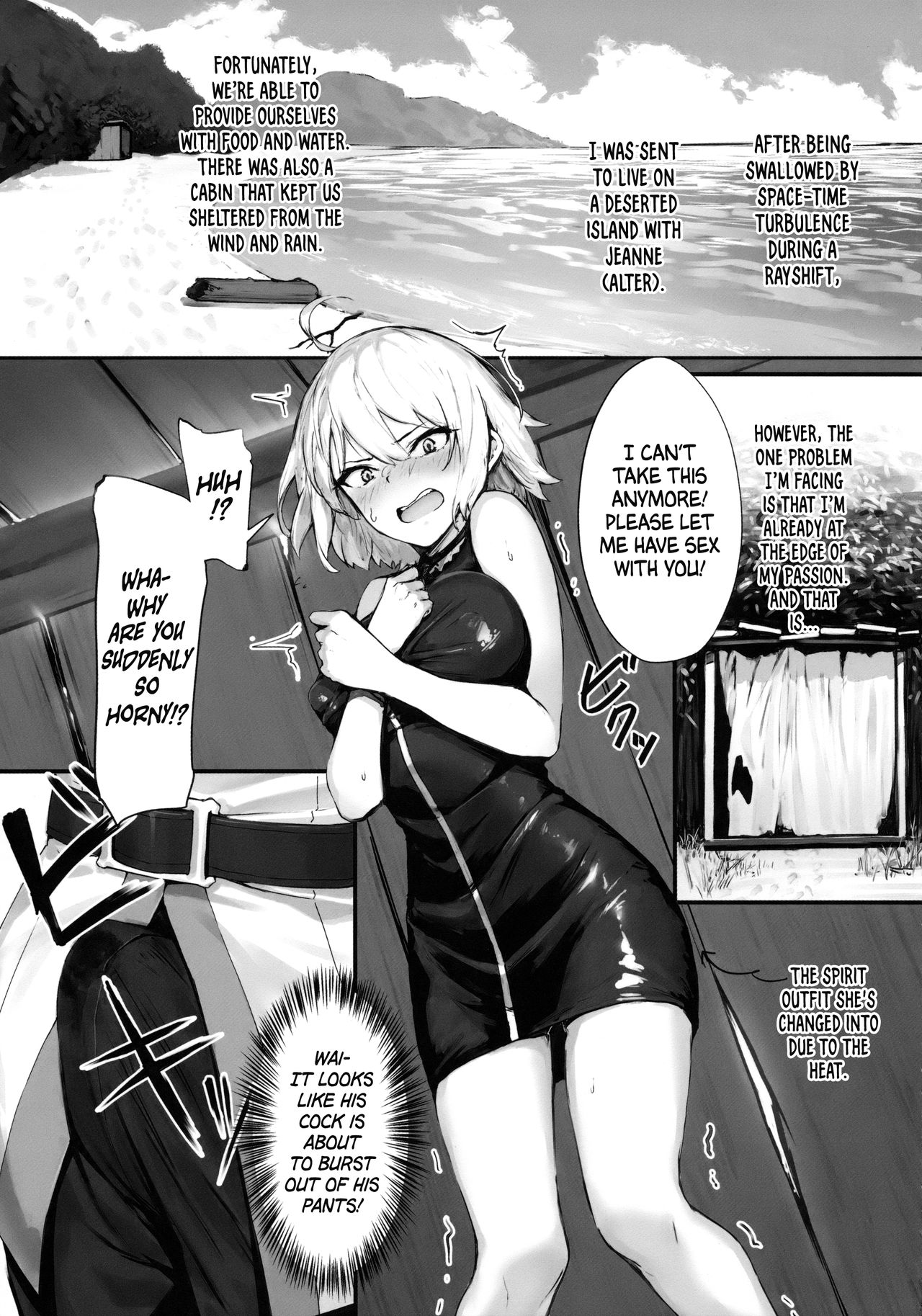 Jeanne to Nakayoshi Mujintou Seikatsu | My daily life on an uninhabited island with Jeanne. page 4 full