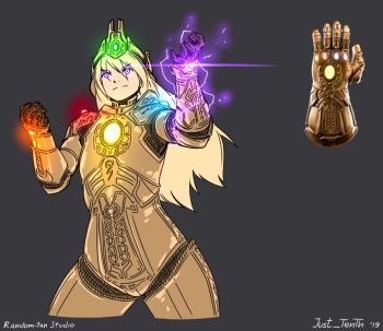 Infinity Gauntlet-chan cover