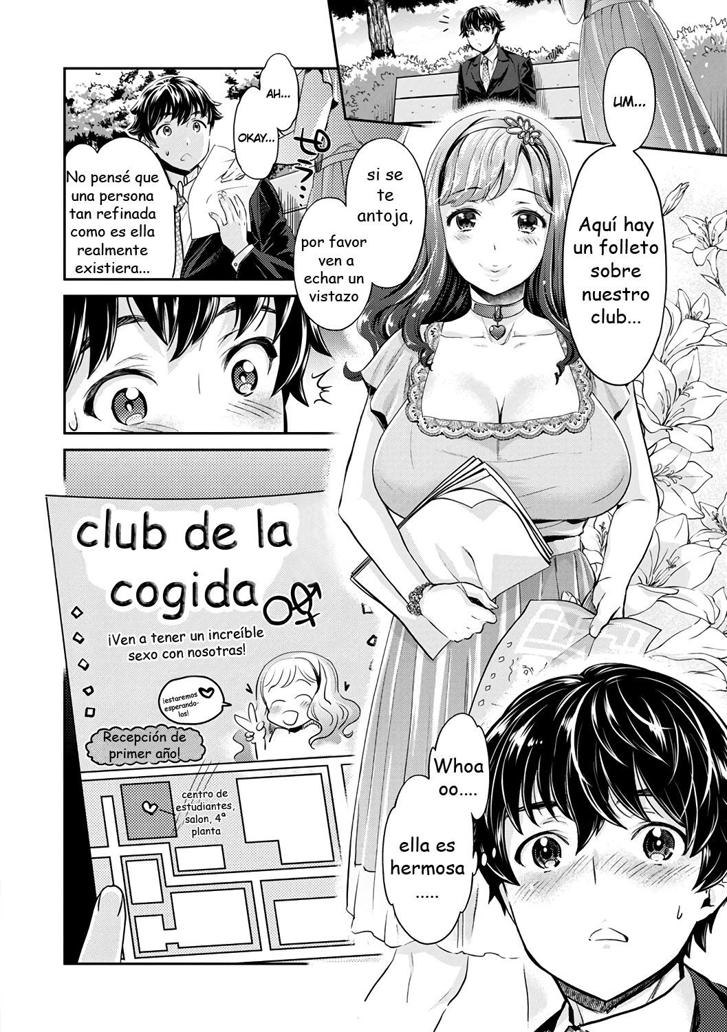 Ishoku Bitch to YariCir Seikatsu | El club de la cogida diferentes tipos de penetración Ch. 1 page 8 full