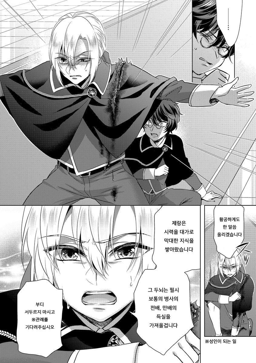 Kyououji no Ibitsu na Shuuai ~Nyotaika Knight no Totsukitooka~ Ch. 11 | 미친 왕자의 왜곡된 포로사랑 ~여체화 기사의 시월 십일~ Ch. 11 page 2 full