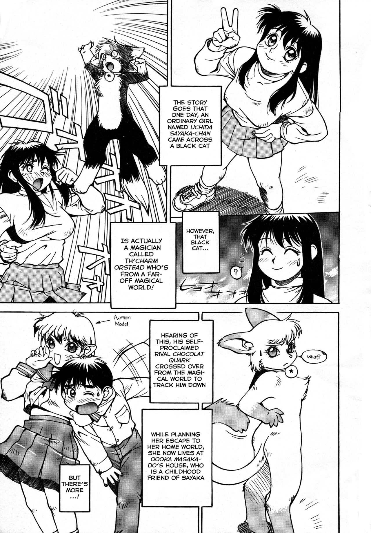 Charm the Cat -Body Exchange- page 1 full
