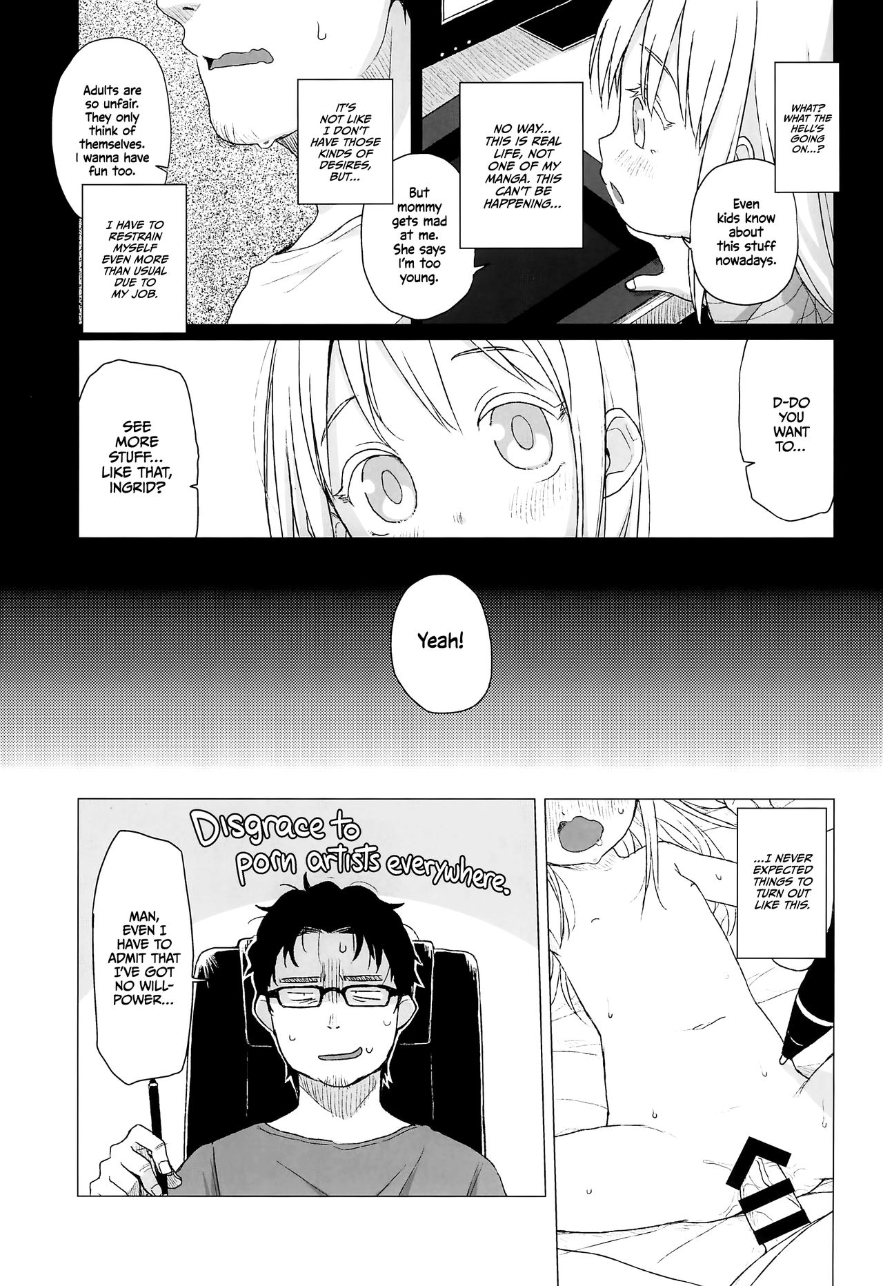 Uchi no Tonari no Shougakusei wa Kinpatsu Hekigan Ecchi-zuki | The Blonde-haired, Blue-Eyed Elementary Schooler Next Door Loves Sex  =TLL + mrwayne= page 7 full