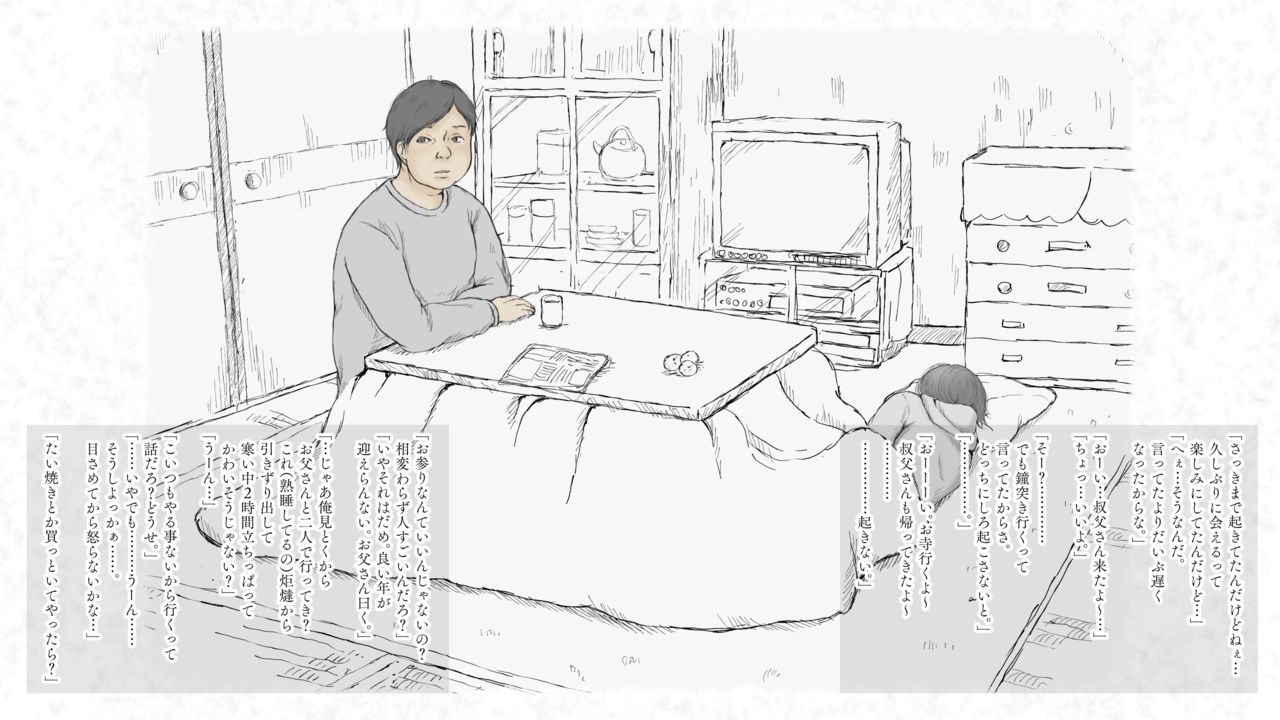 Kotatsu to Mei to, Fuyu no Yoru. -Shoukei- page 2 full