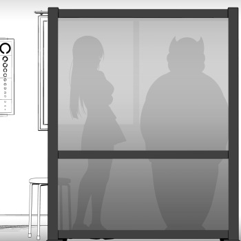 Kotegawa x Kouchou Silhouette Hokenshitsu cover
