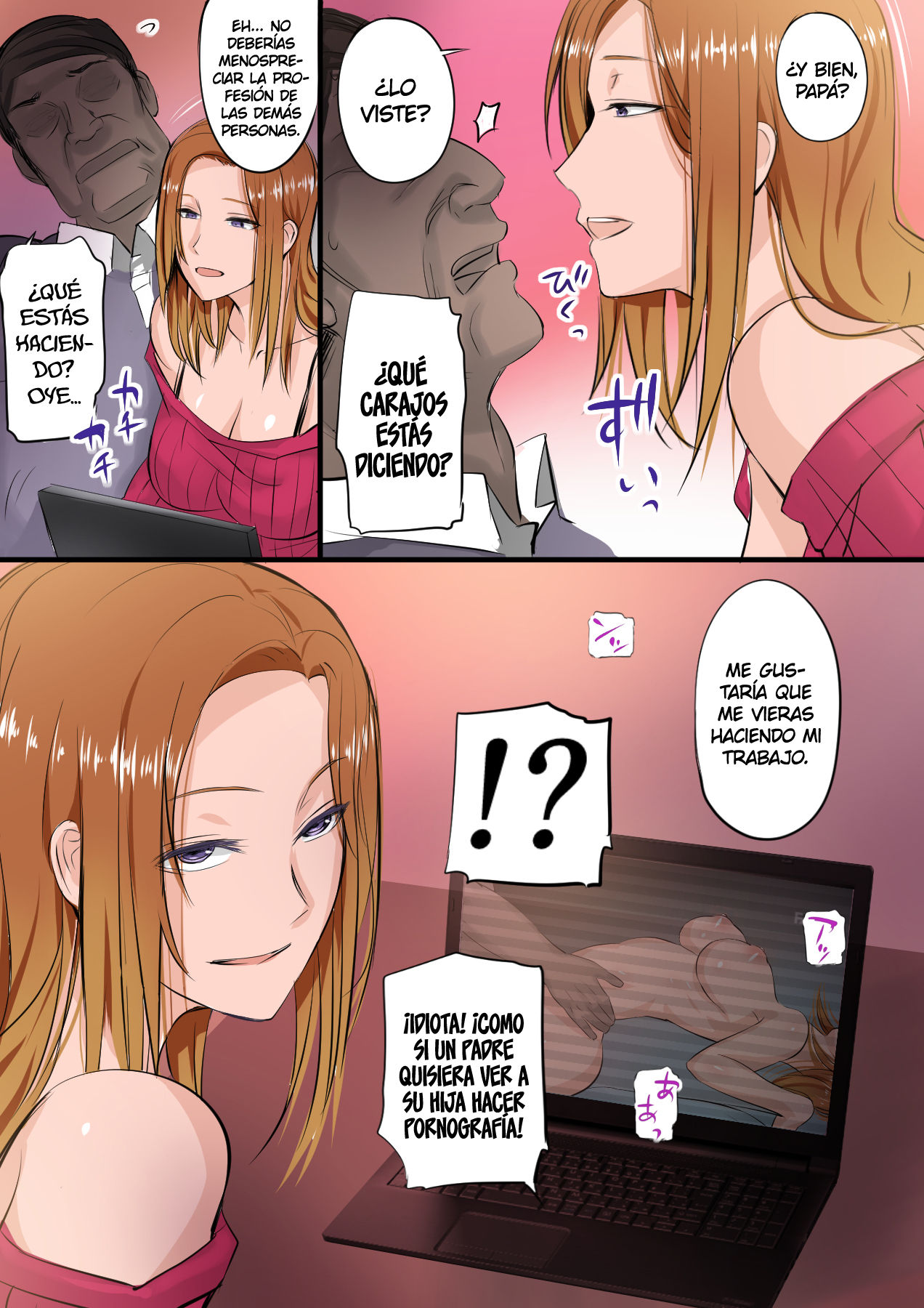 Musume ga AV Joyuu ni Natte Ita kara Sekkyou Suru | Mi hija es una actriz porno, así que la voy a regañar page 2 full
