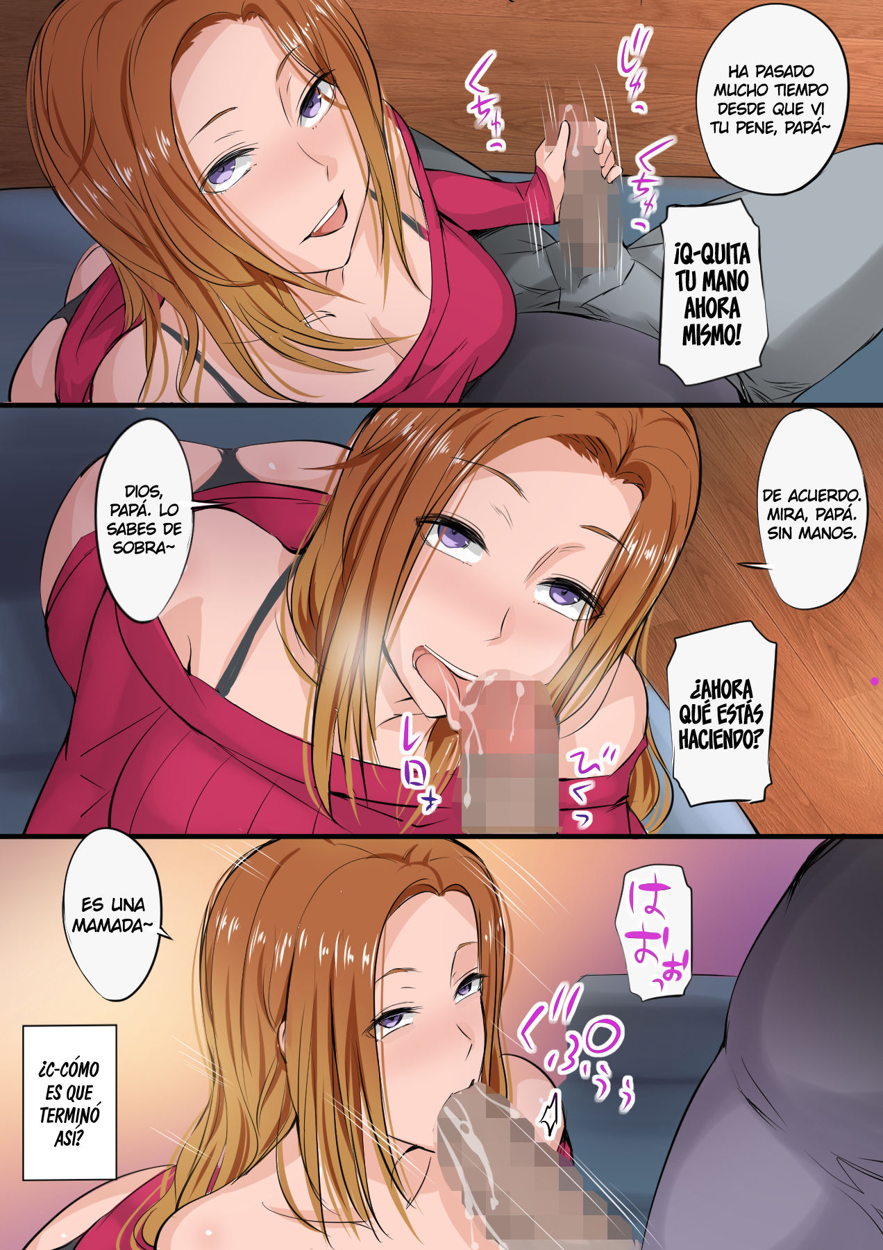 Musume ga AV Joyuu ni Natte Ita kara Sekkyou Suru | Mi hija es una actriz porno, así que la voy a regañar page 8 full
