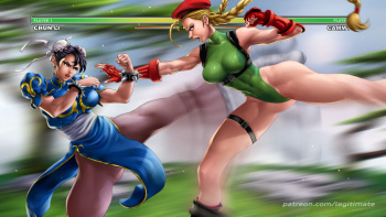 Chun-Li x Cammy cover