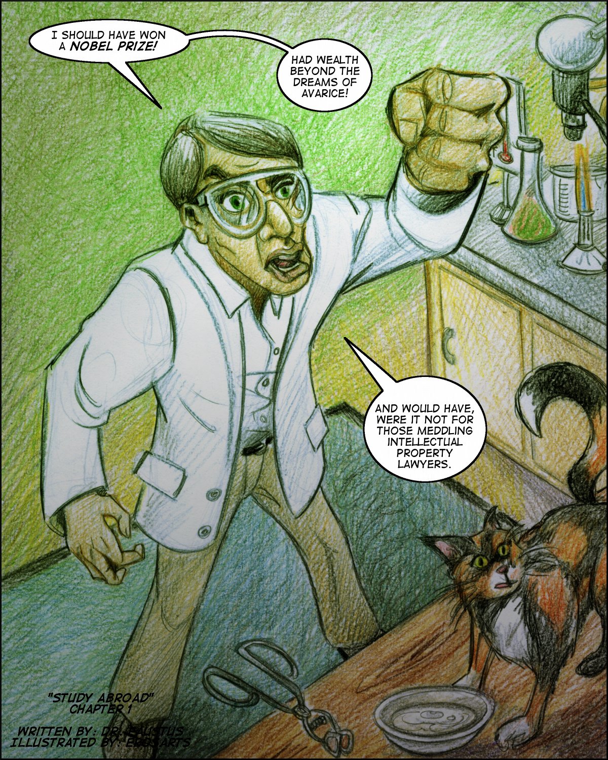 Tales of Gnosis College Comix Vol. 2 - Study Abroad page 3 full