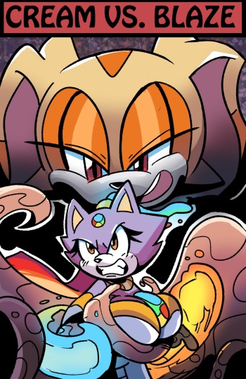 Cream vs. Blaze - Rainbow Warrior vs. The Gothic Guardian cover