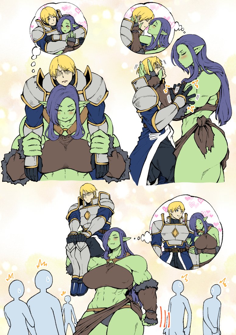 The Female Orc and Male Knight &amp; Other Histories. page 4 full