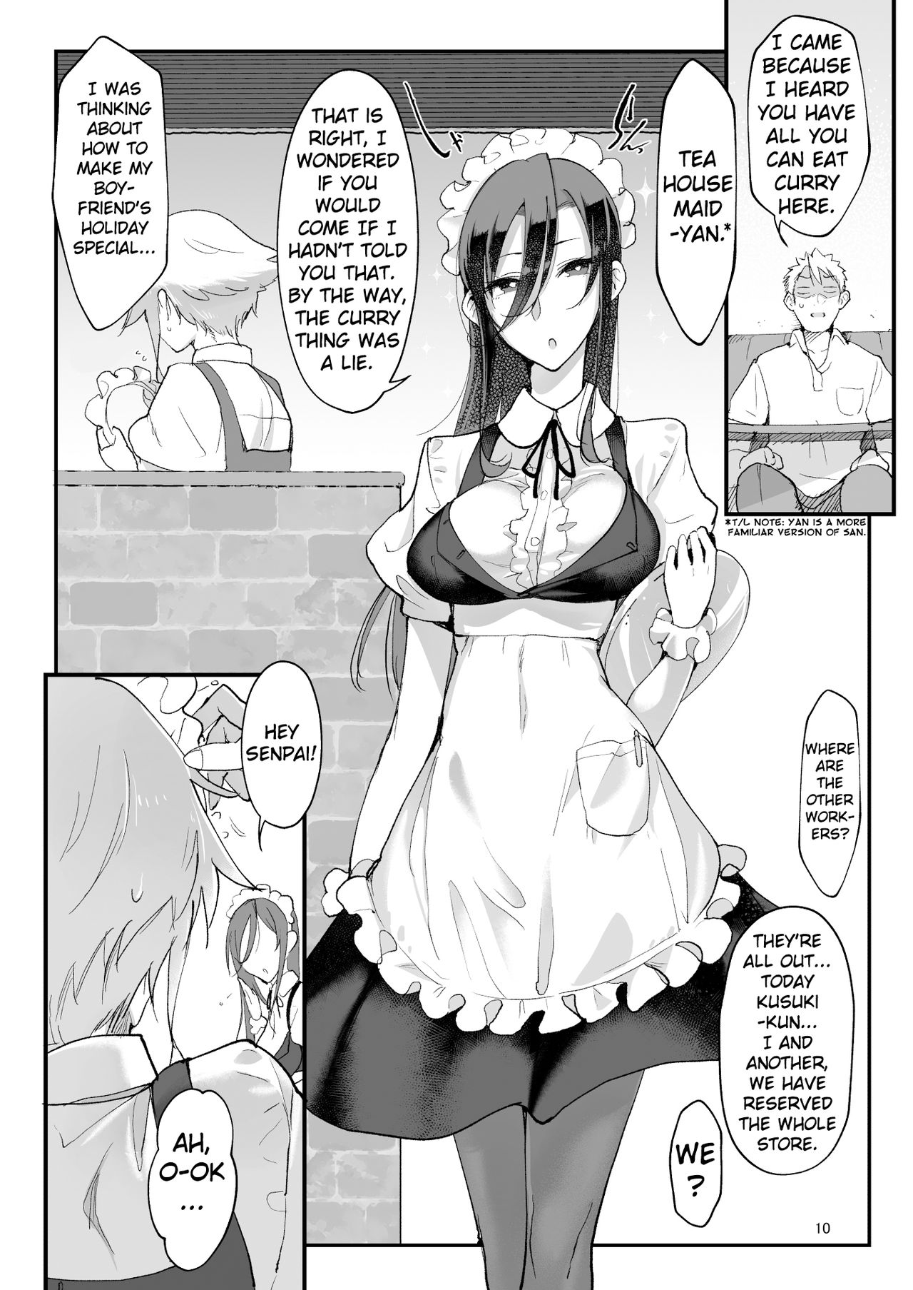Mesu Dachi Four Itome no Deka Onna Senpai page 10 full