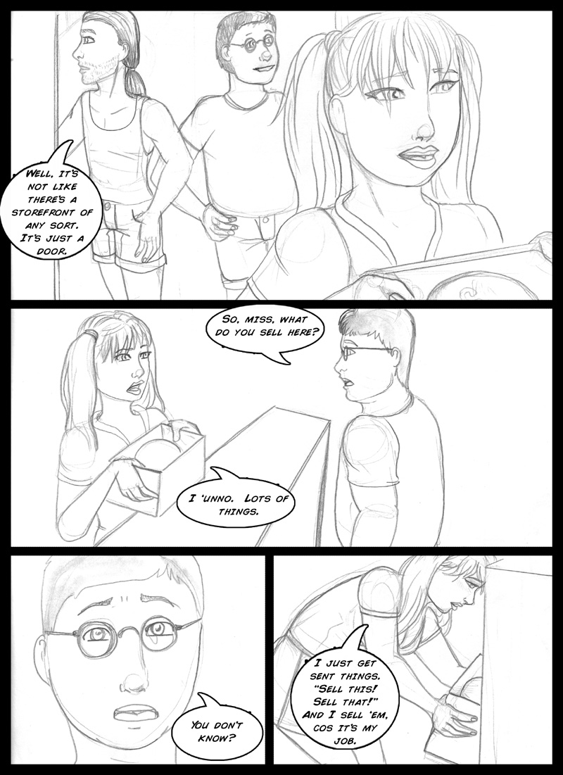 Weird Shop Trio page 2 full
