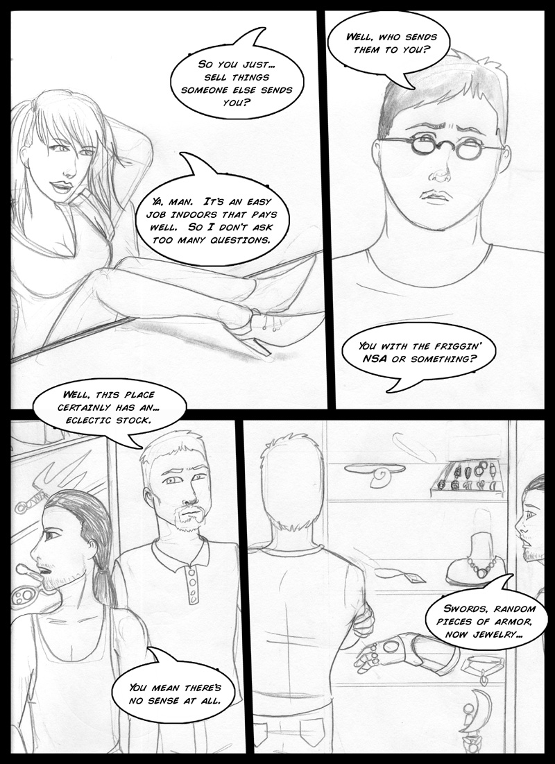 Weird Shop Trio page 3 full