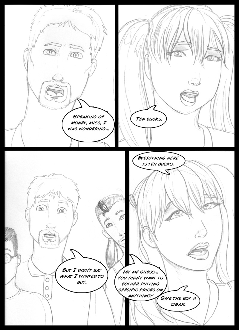 Weird Shop Trio page 8 full