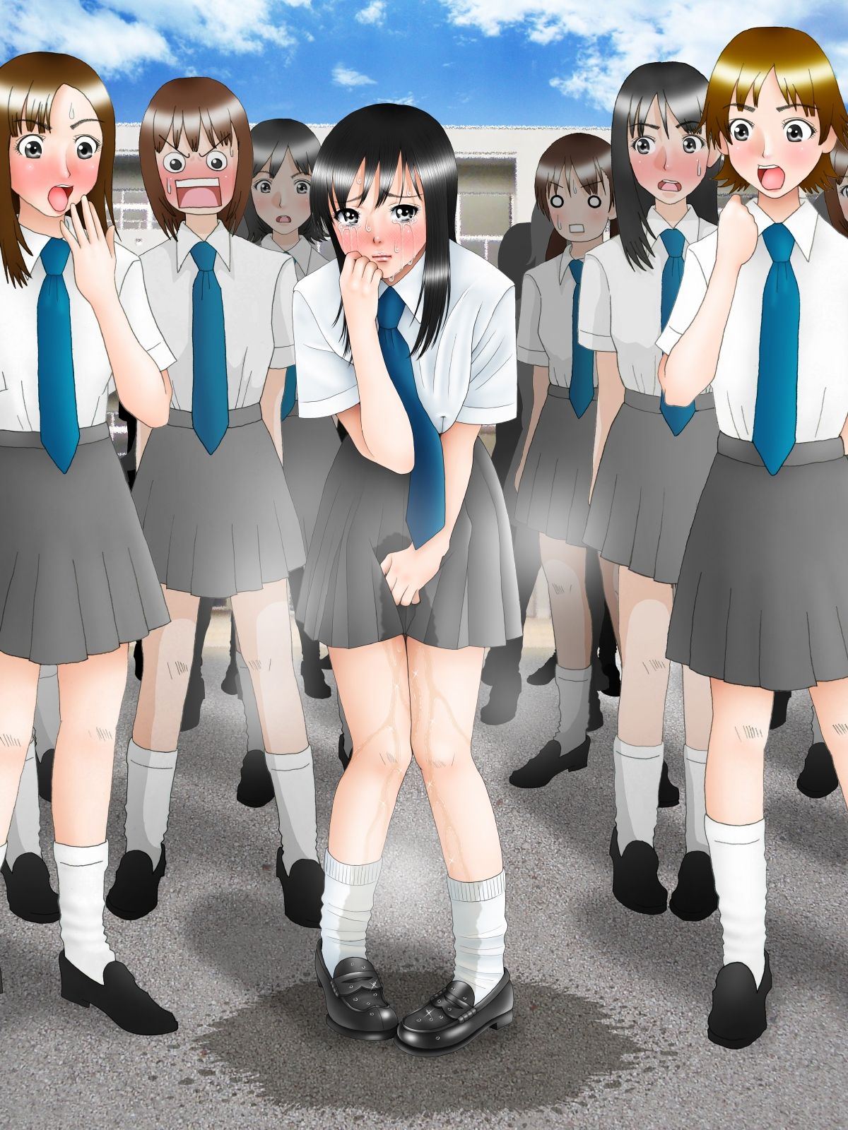 Omorashing Musume. 2 page 10 full