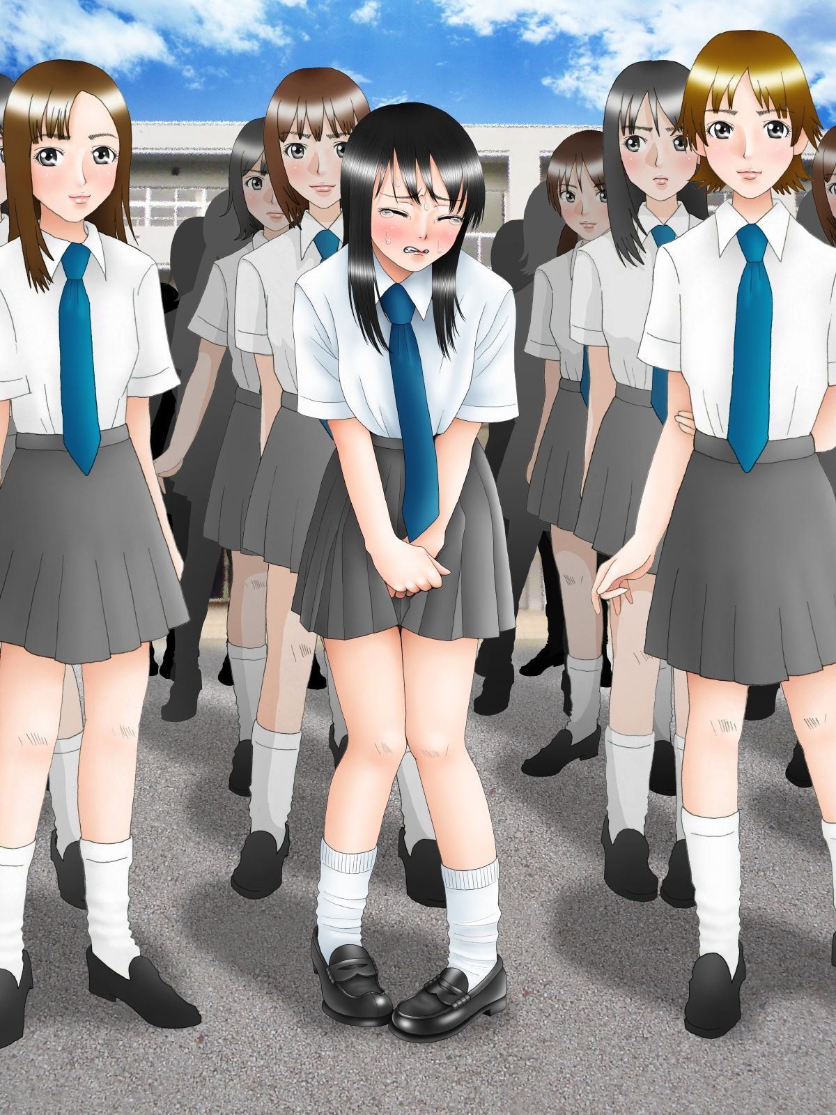 Omorashing Musume. 2 page 4 full