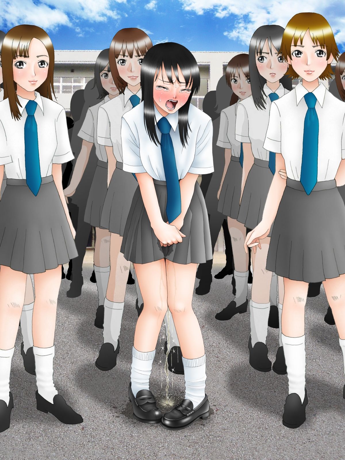 Omorashing Musume. 2 page 7 full