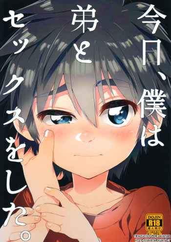 Kyou, Boku wa Otouto to Sex o Shita. cover