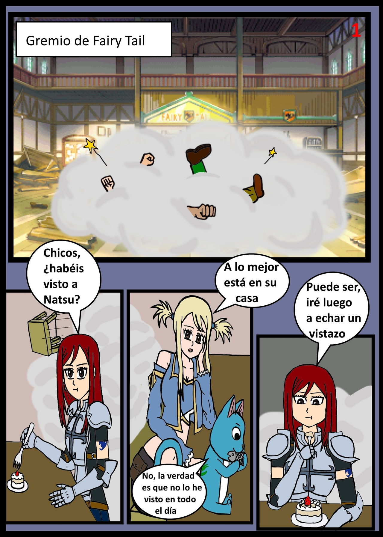 El Castigo de Erza page 1 full