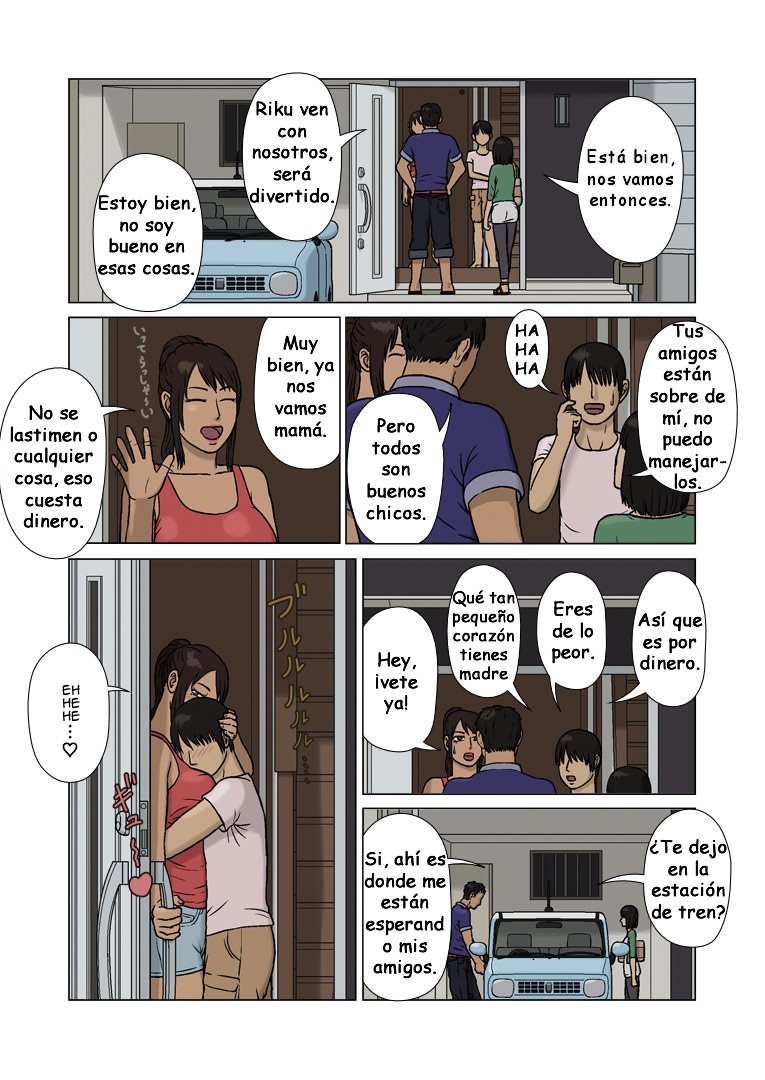 Suekko to Kasshoku Mama | Chico joven y madre bronceada page 2 full