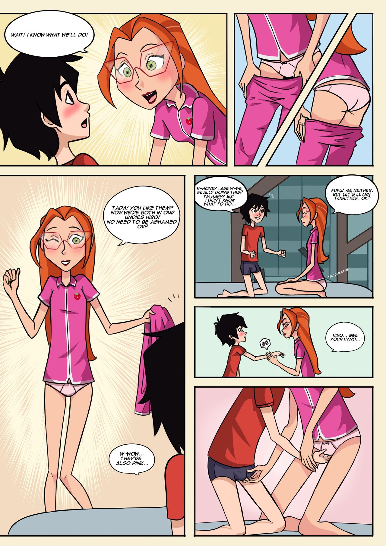 Hiro + Honey Lovey Dovey Book page 10 full