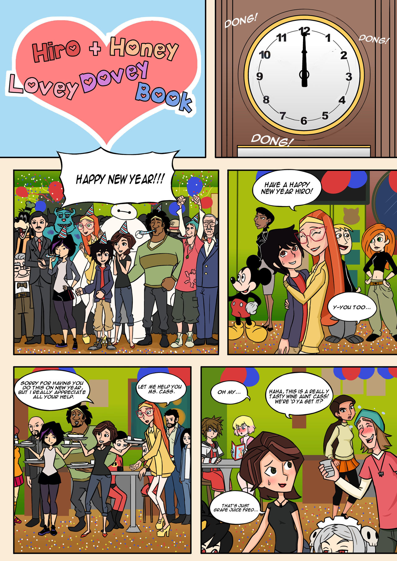 Hiro + Honey Lovey Dovey Book page 2 full