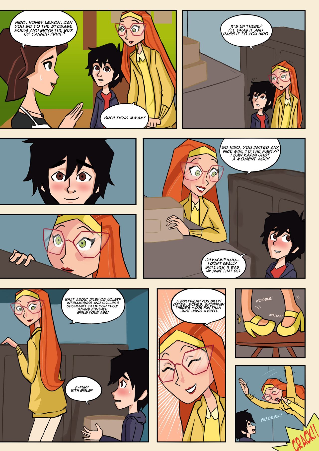 Hiro + Honey Lovey Dovey Book page 3 full