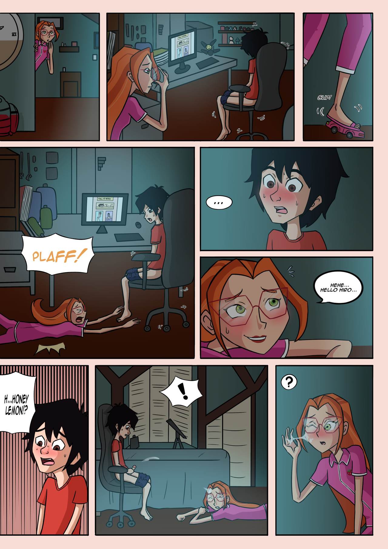 Hiro + Honey Lovey Dovey Book page 7 full