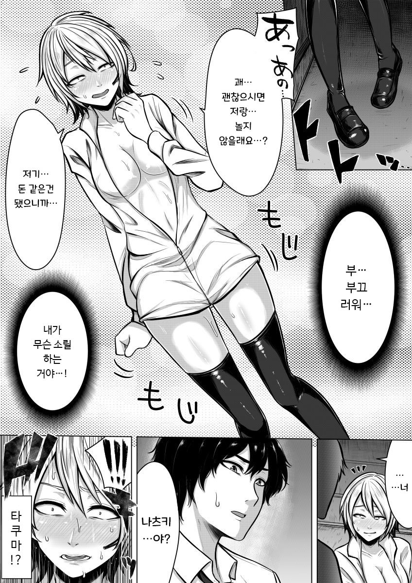 Nyotaika! Hankyousei Bitch!? | 여체화! 반강제 빗치! page 10 full