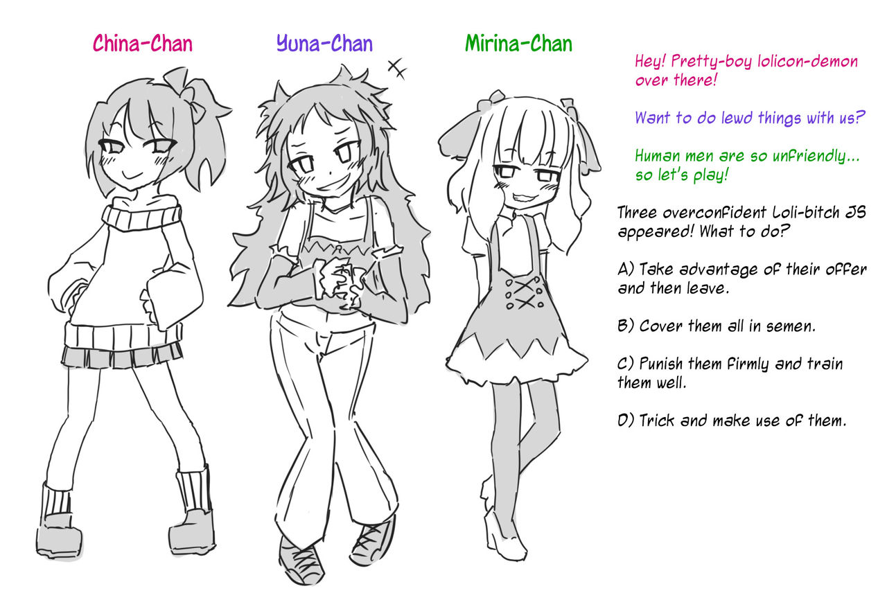 Jishin Kajou Loli-Bitch-Chan-Tachi ni Karama Retara... Dou Suru page 2 full