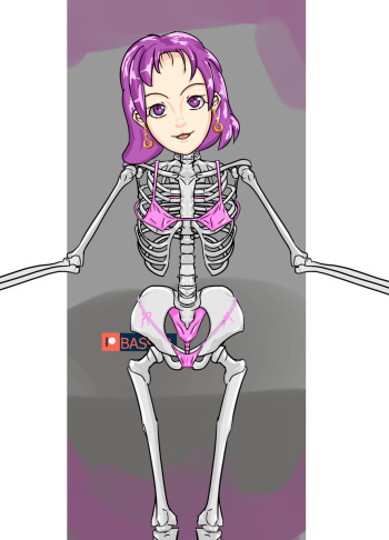 Skeleton Girl Image set 12p no text cover