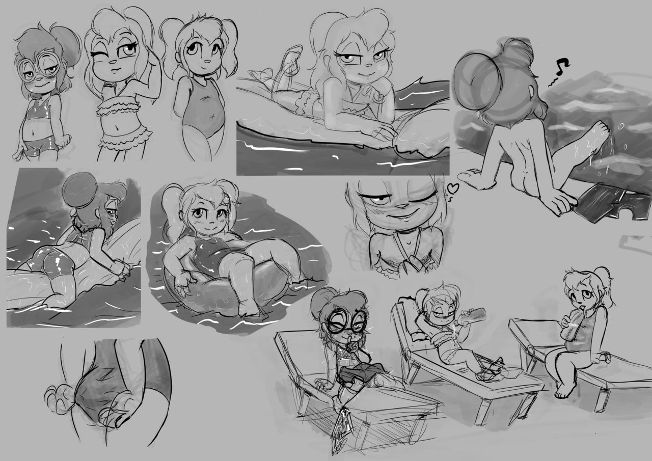 Chipettes PictureSet page 10 full