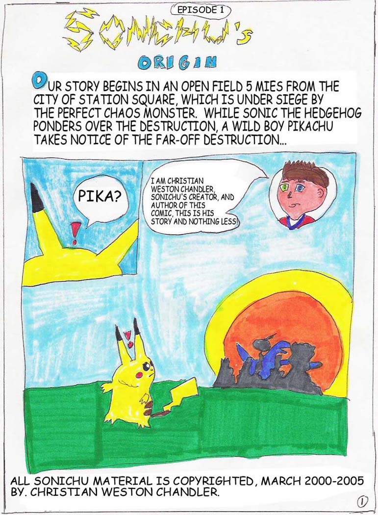Sonichu, Issues 0-10 page 2 full