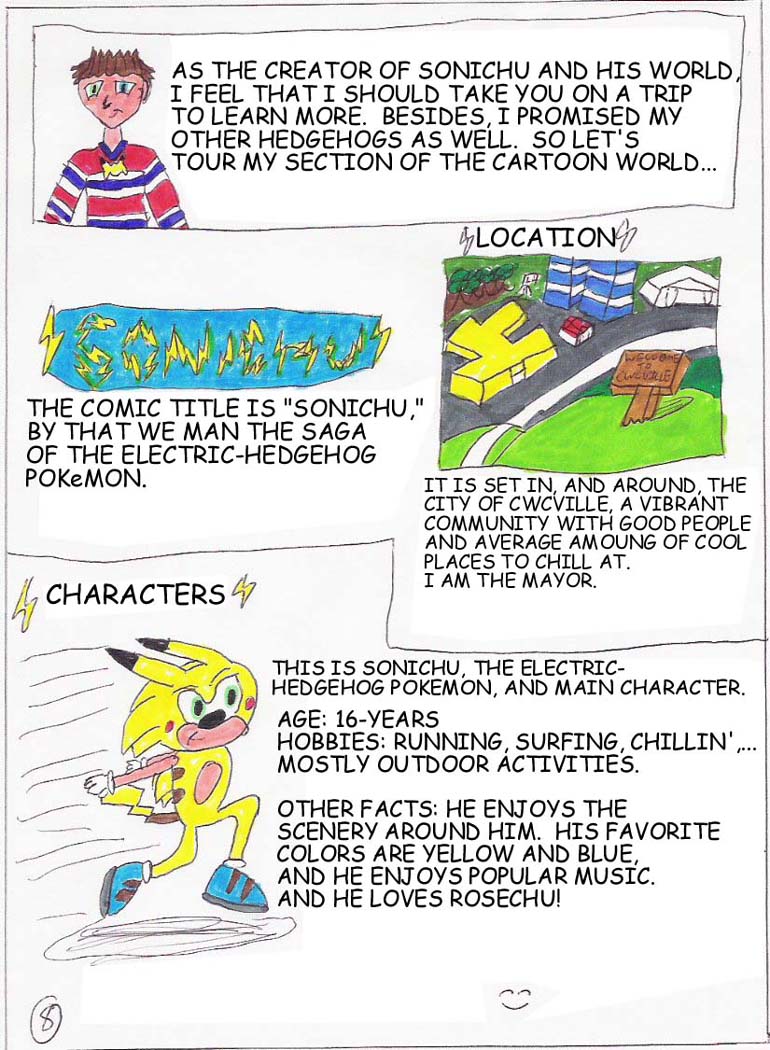 Sonichu, Issues 0-10 page 9 full