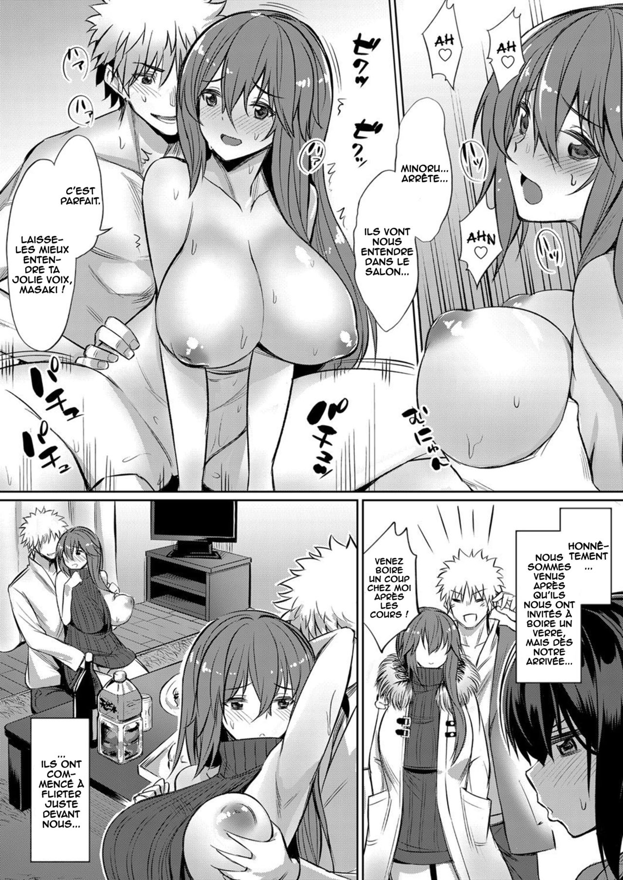 Horoyoi 3P Sex Lesson ~Yuujin Couple Koi no Tehodoki~ Tipsy Threesome page 2 full