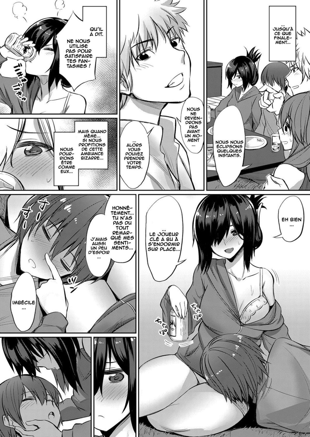 Horoyoi 3P Sex Lesson ~Yuujin Couple Koi no Tehodoki~ Tipsy Threesome page 3 full