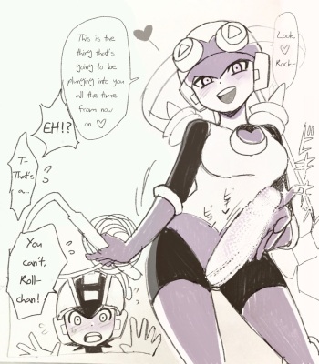 Exe Futanari Dark Roll chan x Rockman cover