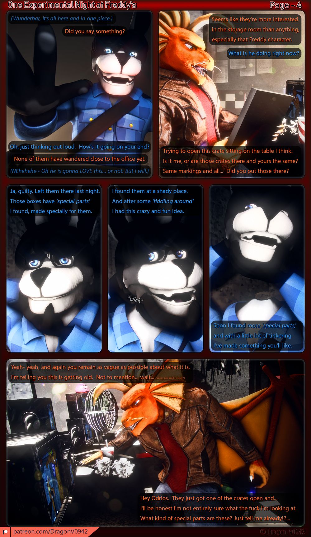 One Experimental Night at Freddy's page 5 full