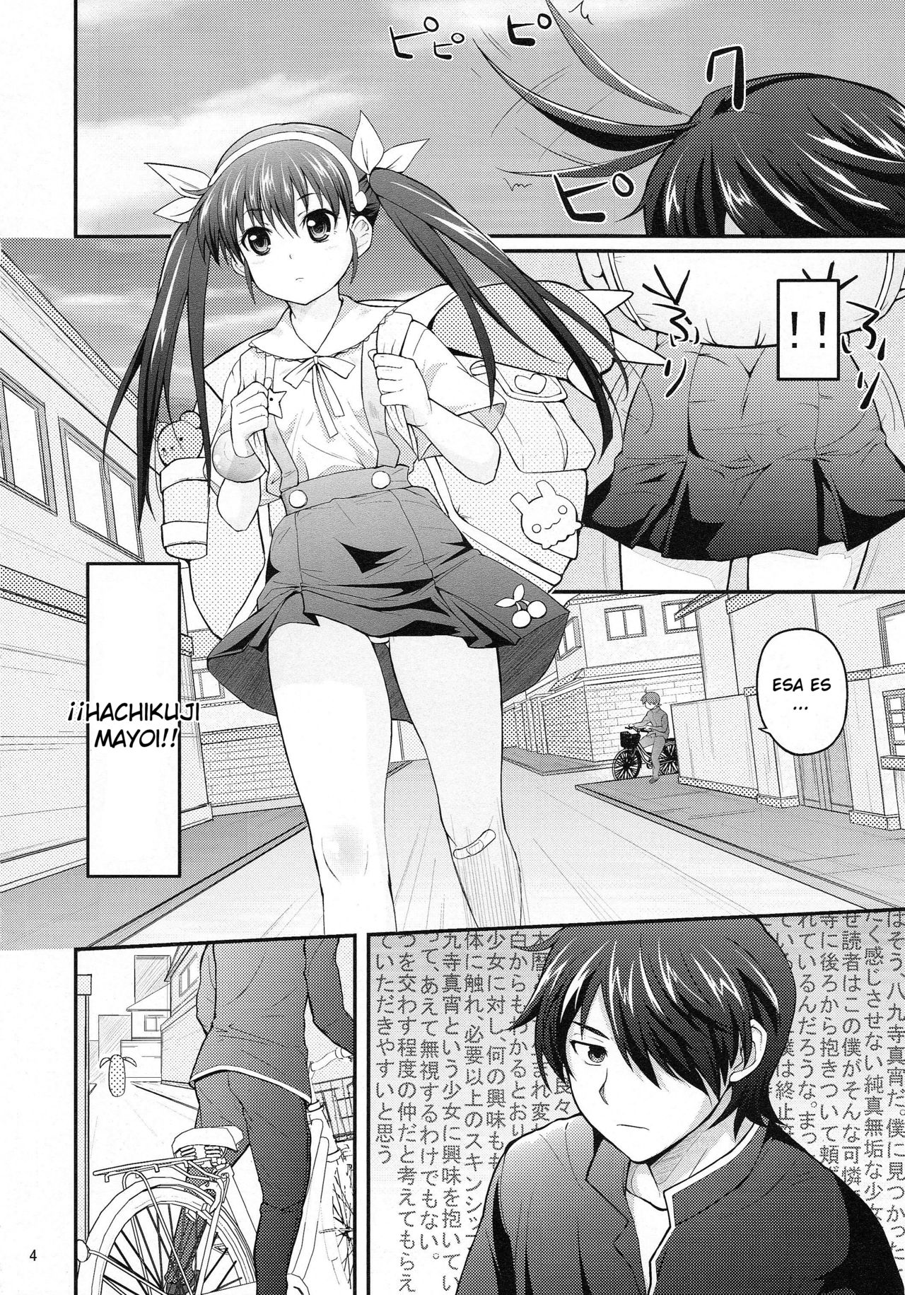 Pachimonogatari Part 2: Mayoi Loli Hari Body!! | Pachimonogatari Parte 2- Mayoi Loli Hari Cuerpo!! page 3 full
