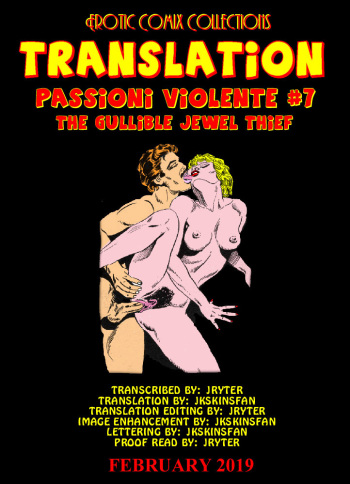 PASSIONI VIOLENTE #7 - THE GULLIBLE THIEF - A JKSKINSFAN / JRYTER TRANSLATION cover