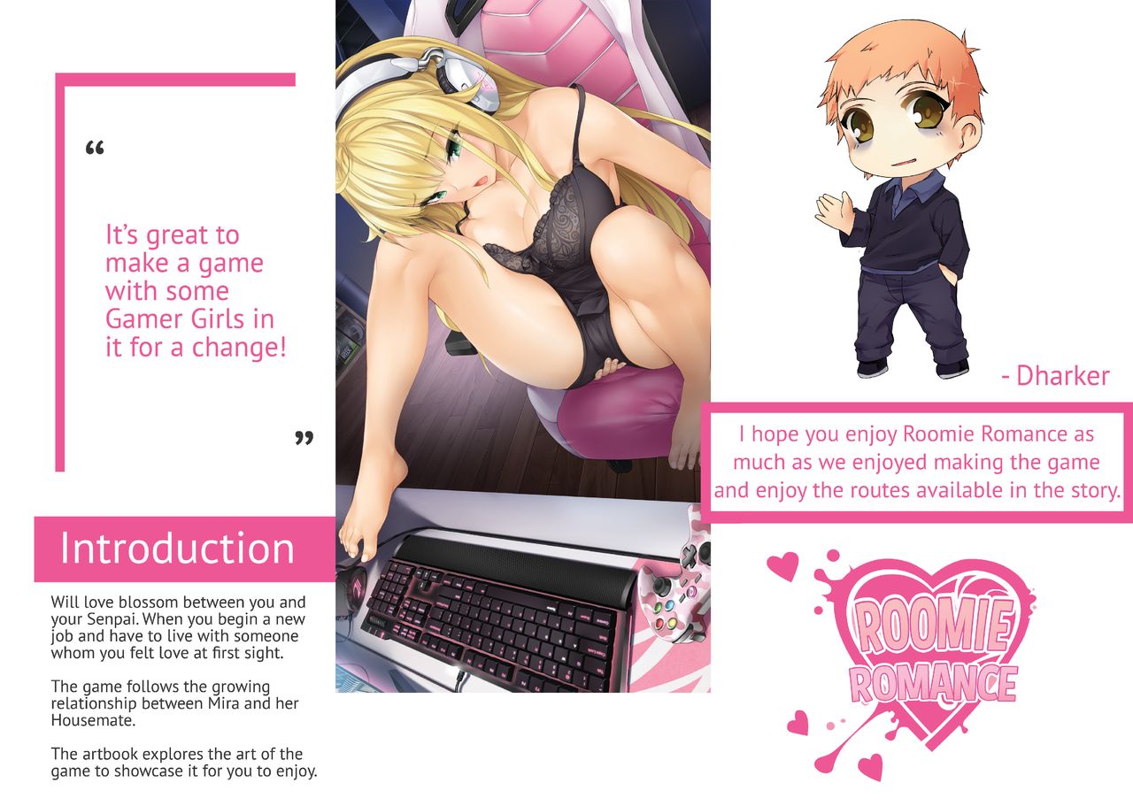 Roomie Romance Artbook page 3 full