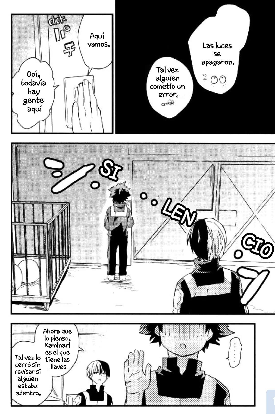 Midoriya-kun to Todoroki-kun ga Taiiku Souko de xxx suru Hon | Midoriya-kun Y Todoroki-kun Son XXX En El Armario De Suministros De La Eh page 10 full