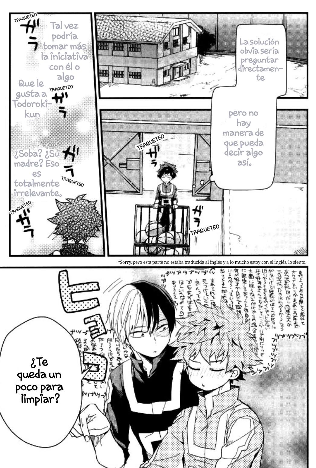 Midoriya-kun to Todoroki-kun ga Taiiku Souko de xxx suru Hon | Midoriya-kun Y Todoroki-kun Son XXX En El Armario De Suministros De La Eh page 7 full
