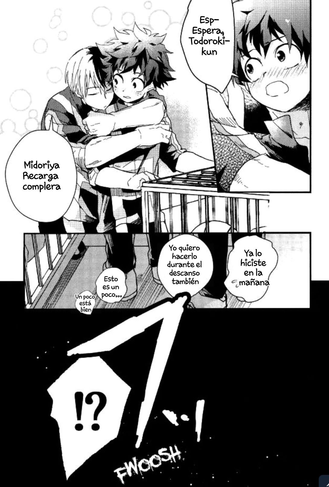 Midoriya-kun to Todoroki-kun ga Taiiku Souko de xxx suru Hon | Midoriya-kun Y Todoroki-kun Son XXX En El Armario De Suministros De La Eh page 9 full