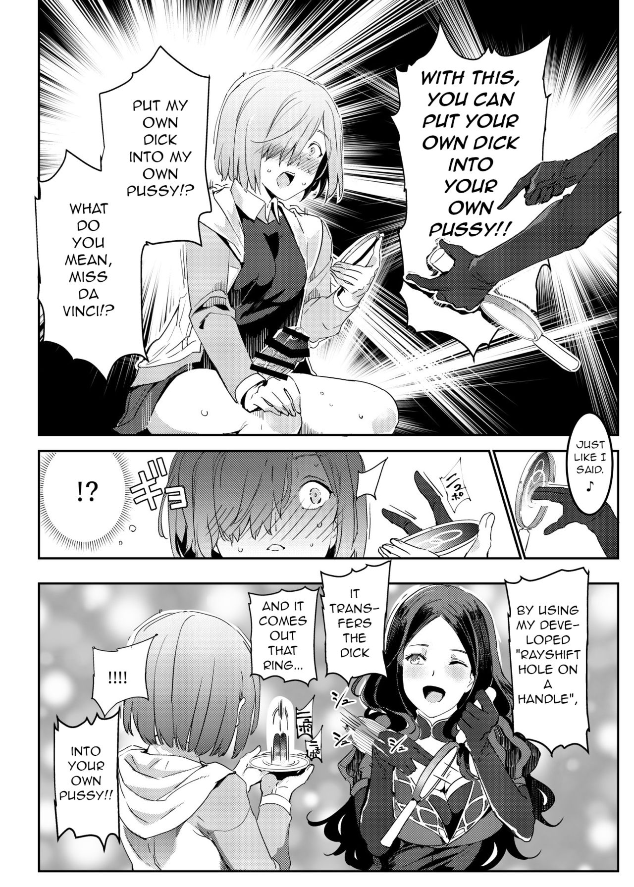 Handle-tsuki Rayshift Hole - Futanari Chinko de Jibun to H page 7 full
