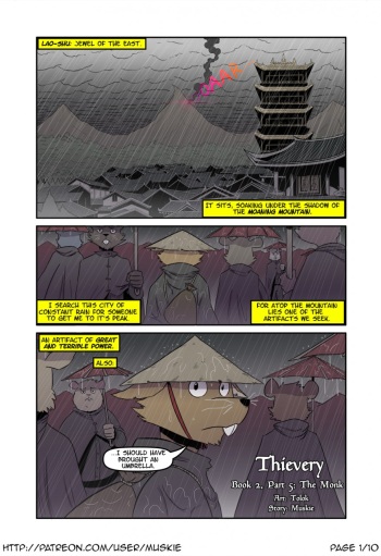 Thievery Book 2, Part 5 - The monk cover